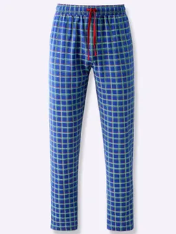 wäschepur men Hose lang royalblau-kirsche-kariert – Produktbild 1 von 1