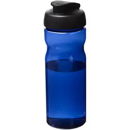 H2O ACTIVE® H2O ACTIVE® H2O Eco Sportflasche mit Klappdeckel, 650 ml, Schwarz / blau, – Produktbild 1 von 1