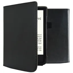 imoshion imoshion Vegan Leather Klapphülle für das Pocketbook Touch Lux 5 / HD 3 / Basic Lux 4 / Vivlio Lux 5 - Schwarz – Produktbild 1 von 1