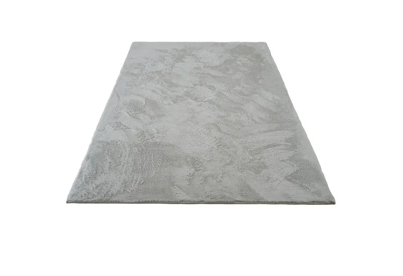Consilio Concept Fellteppich Teppich Hasenfell Imitat COZY Fell Hochflor rechteckig Höhe: 22 mm, Grau, – Produktbild 2 von 5