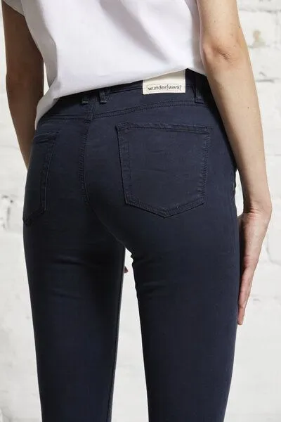Wunderwerk Wunderwerk Damen Hose, elastisch, "Josy high flex", Blau (old navy), – Produktbild 3 von 4