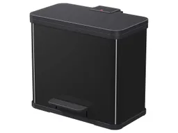 Hailo Hailo Abfall-Treteimer "ProfiLine Solid Öko Trio Plus L" 3 x 9 l schwarz – Produktbild 1 von 1