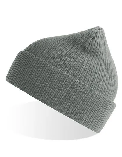 Atlantis Headwear Atlantis Headwear Nelson Beanie aus Bio Baumwolle, Light grey, – Produktbild 1 von 2