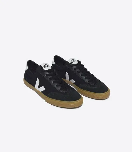 Veja Veja Damen-Sneaker Volley Canvas Black White Natural – Produktbild 4 von 5