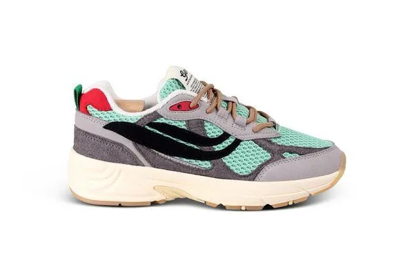Genesis Footwear Genesis Footwear G-Eco 99 Multi Colour - Vegane Sneaker-, Grey / deep mint / black, – Produktbild 3 von 4