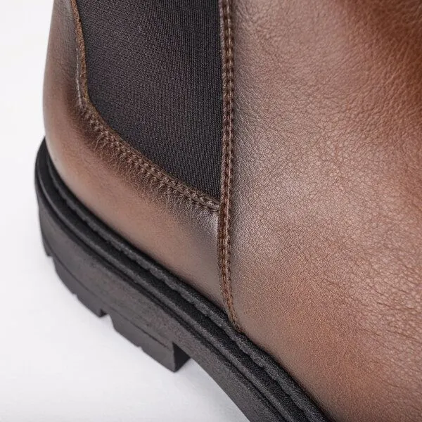 Nae Vegan Shoes Nae Vegan Shoes NAE LUKAS - vegane, Chelsea Stiefellette, Braun, – Produktbild 3 von 4