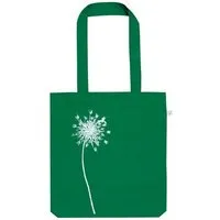 Hirschkind Hirschkind Bio-Fashion-Bag "Wilde Möhre" kelly green - handbedruckt – Produktbild 1 von 1