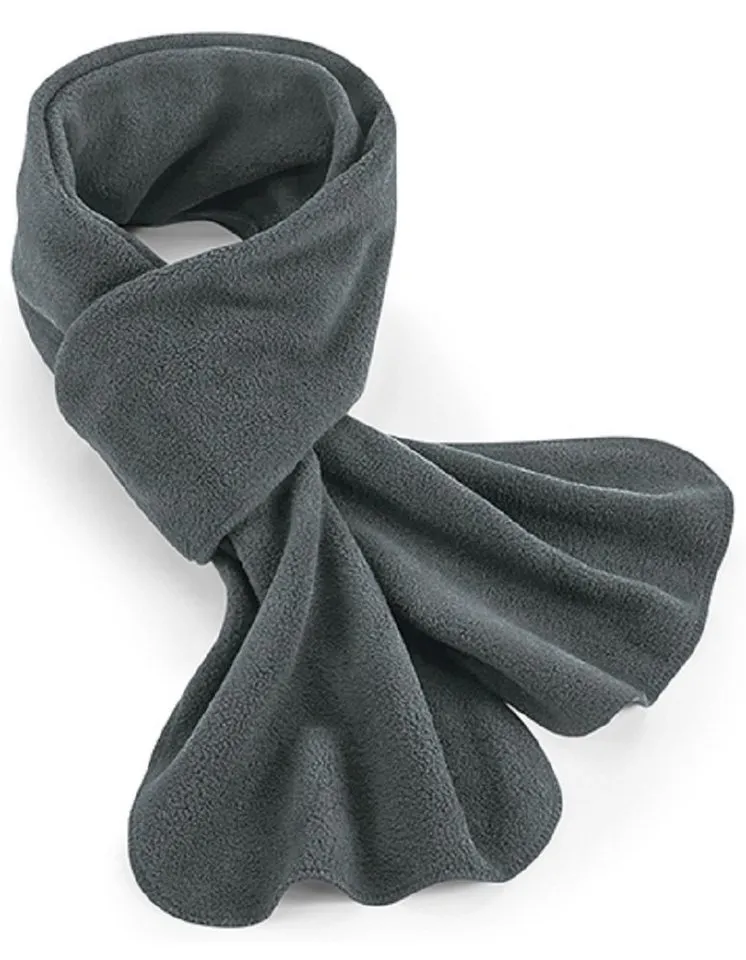 Beechfield Beechfield Fleeceschal warmer Damen Fleece Schal / Winterschal - 170 x 25 cm, Antipilling-Oberfläche, Grau, – Produktbild 1 von 2