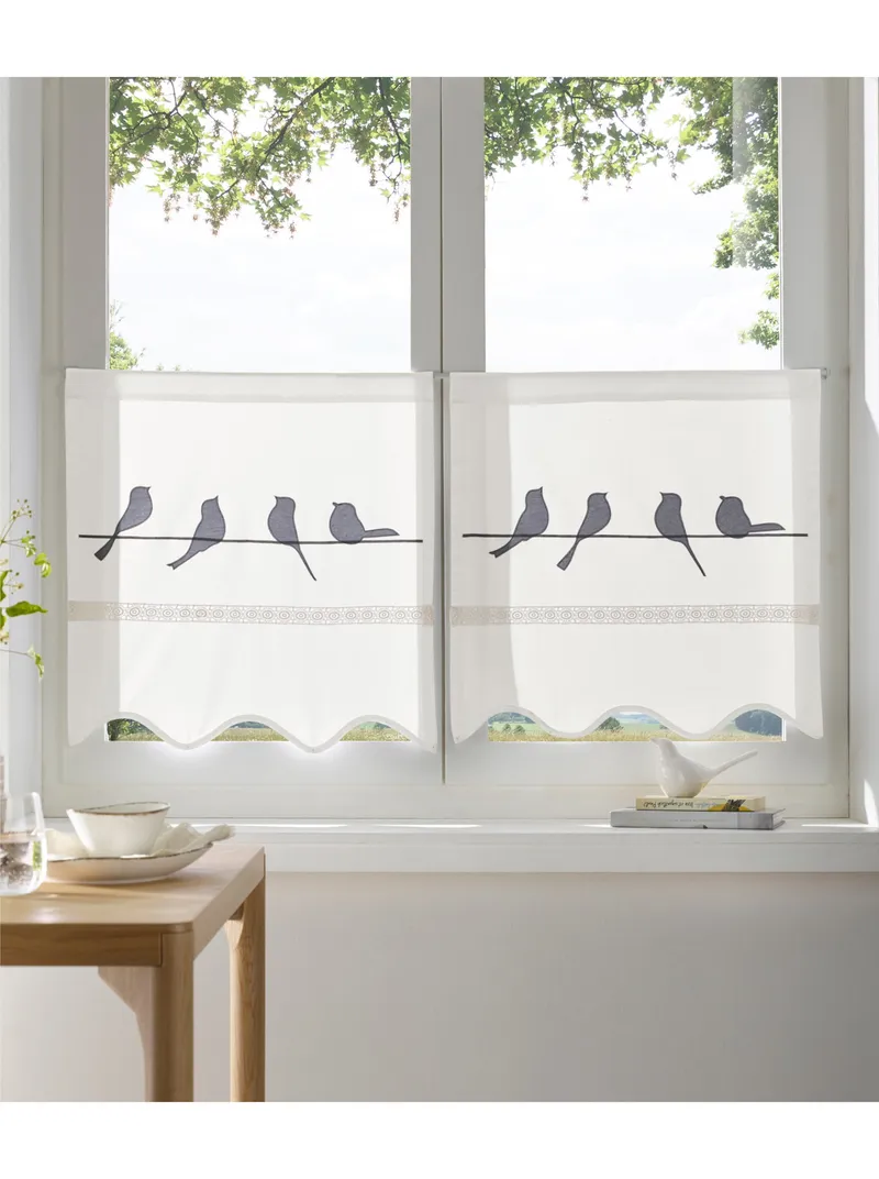 heine home Panneau weiß-grau, Weiß-grau, – Produktbild 2 von 3