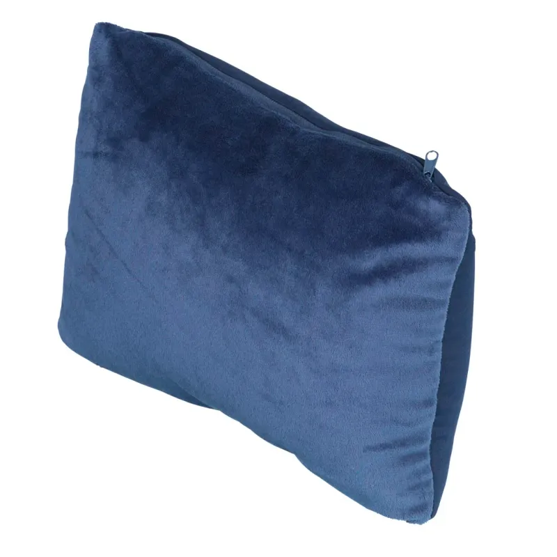 Hama Hama 2in1-Mikroperlen-Reisekissen, 35 x 25 cm, Dunkelblau, – Produktbild 4 von 5