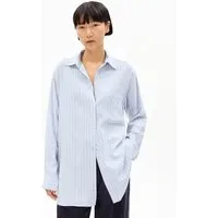 ARMEDANGELS ARMEDANGELS MAALGAA LINO STRIPED Damen Bluse aus Leinen-Mix – Produktbild 1 von 1