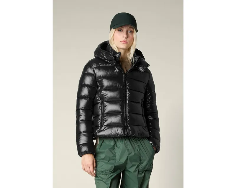 Save The Duck Save The Duck Steppjacke Cosmary Damen Winterjacke, Übergangsjacke, Windjacke, Outdoorjacke, Mantel, Schwarz, – Produktbild 3 von 4