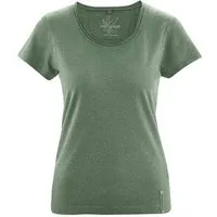 HempAge HempAge Damen T-Shirt mit Rollsaum Hanf/Bio-Baumwolle, Herb, – Produktbild 1 von 1