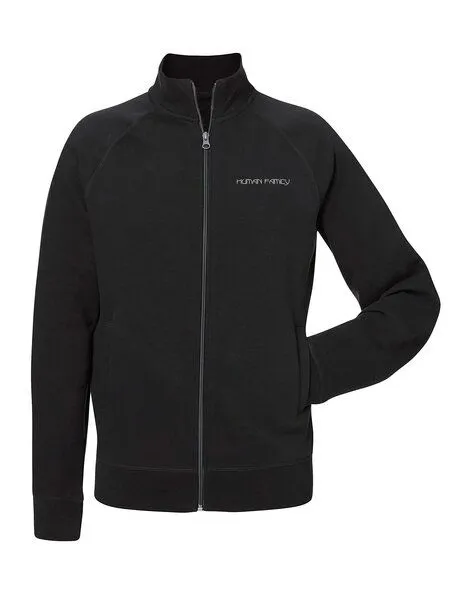 Human Family Human Family Sweatjacke - Stand up "Branded Back" - black – Produktbild 1 von 2