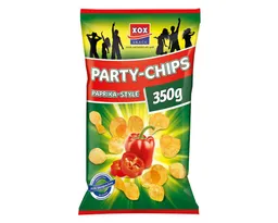XOX XOX Knabberei, XOX Klassiker Party Chips Paprika Style knusprige Kartoffelchips 350g – Produktbild 1 von 1