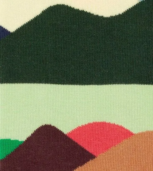 DillySocks DillySocks Socken Mountain Peaks aus Biobaumwoll-Mix, Mehrfarbig, – Produktbild 2 von 4