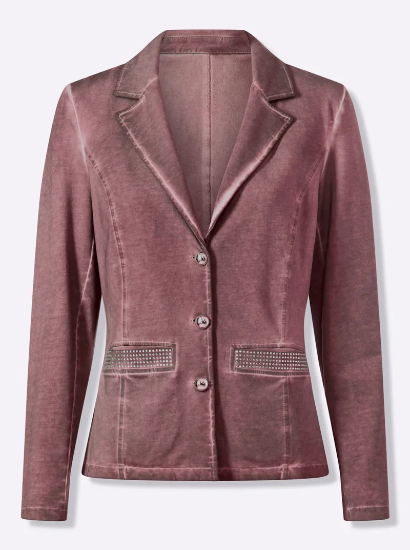 heine Sweatblazer, Bordeaux, – Produktbild 1 von 2