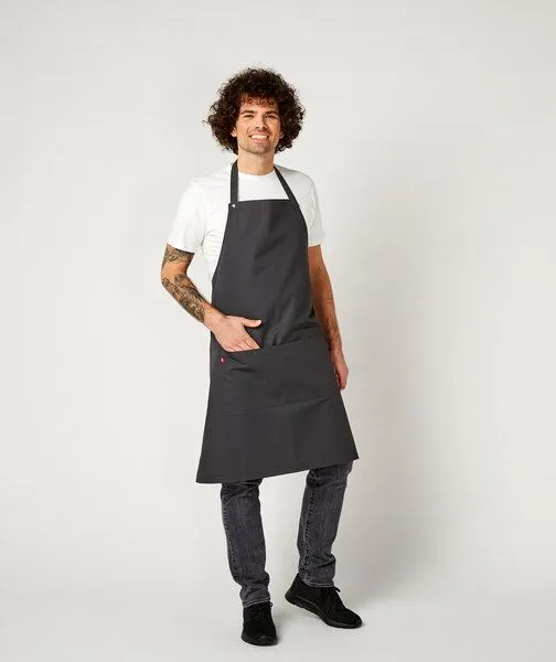 KAYA&KATO KAYA&KATO CO Latzschürze lang PIKE, Navy, – Produktbild 4 von 4