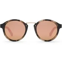 TAKE A SHOT TAKE A SHOT Runde Sonnenbrille aus Holz für Damen und Herren – Produktbild 1 von 1
