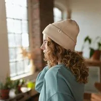 NORDLICHT NORDLICHT Mütze aus 100% Baumwolle JORI, Natur, – Produktbild 1 von 1