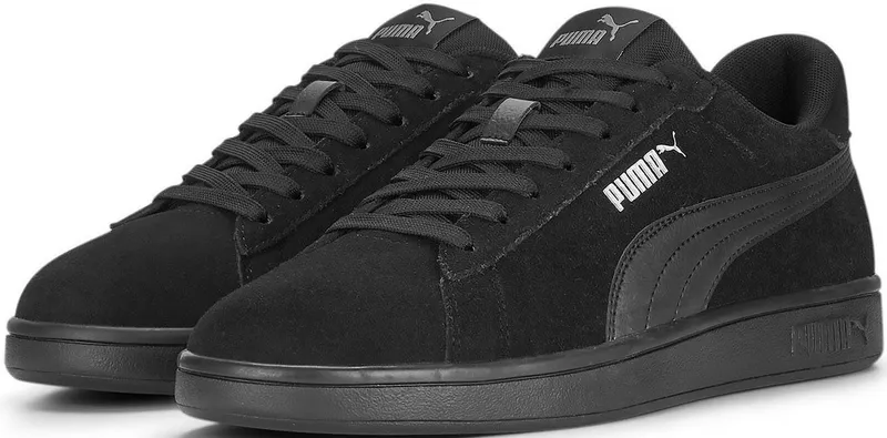 Puma Puma SMASH 3.0 Sneaker klassische Tennissport-Silhouette, gepufferter Schuhkragen, Schwarz, – Produktbild 2 von 5