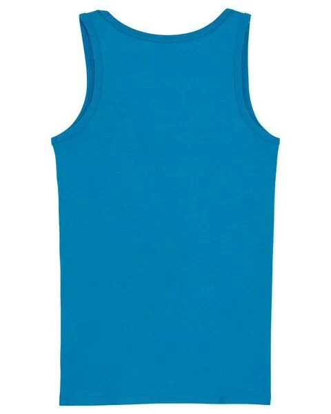 YTWOO YTWOO Damen Top aus Bio Baumwolle, nachhaltig & fair, viele Farben, Azurblau, – Produktbild 4 von 4