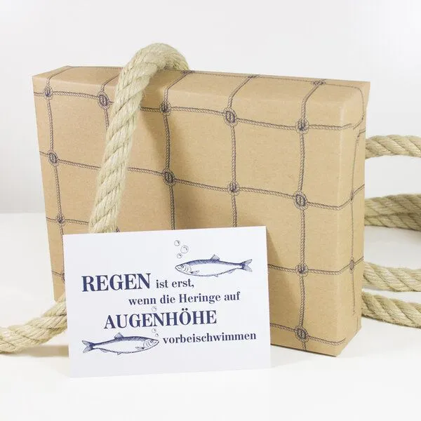 Bow & Hummingbird Bow & Hummingbird Postkarte Regen ist ... – Produktbild 2 von 2