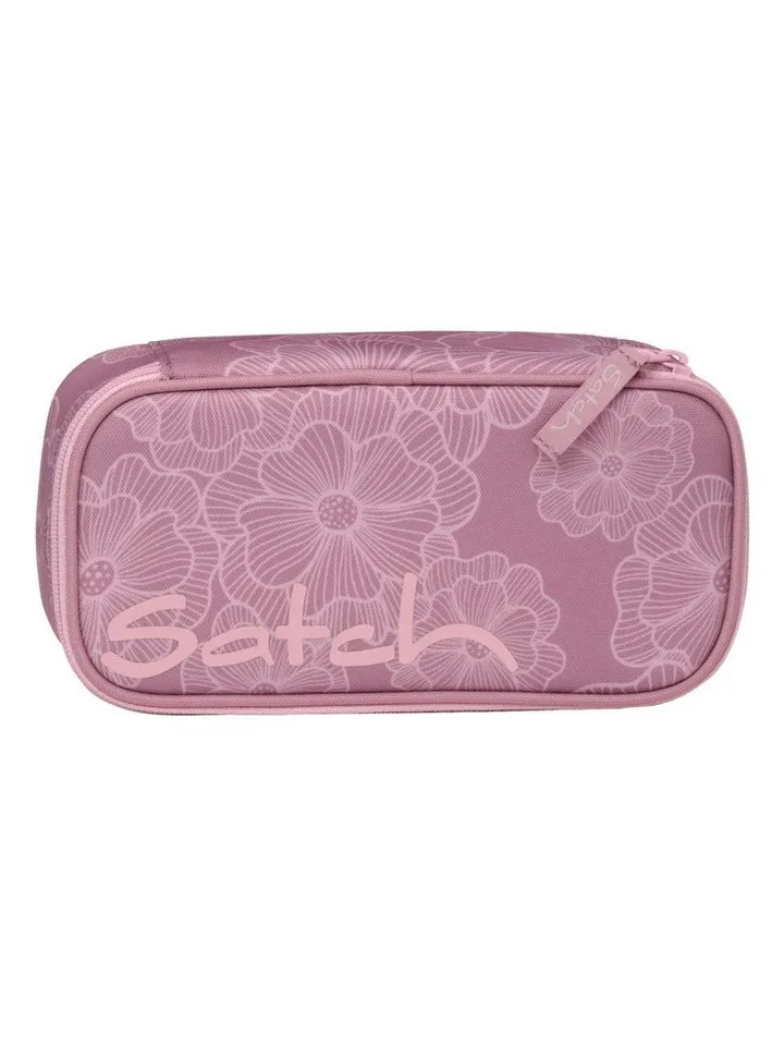 Satch Satch Federmäppchen Schlamperbox, (1-tlg), inklusive Geodreieck und Stundenplan, Rosa, – Produktbild 1 von 4