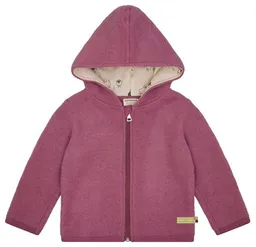 loud + proud loud + proud Babys & Kinder Wollfleece-Jacke mit Kapuze, GOTS-zertifiziert – Produktbild 1 von 1