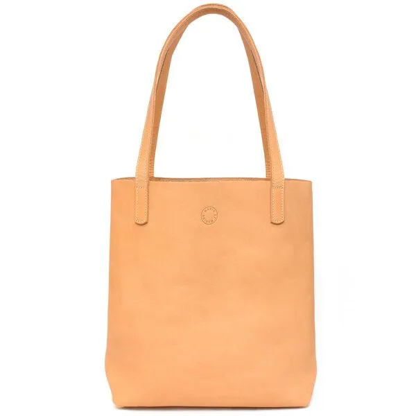 Marin et Marine Marin et Marine Leder Tote Bag Soléa, Natural, – Produktbild 1 von 5
