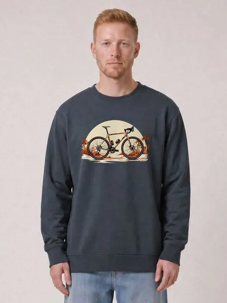 watapparel watapparel Sweatshirt Unisex Gravelbike, India ink grey, – Produktbild 2 von 2