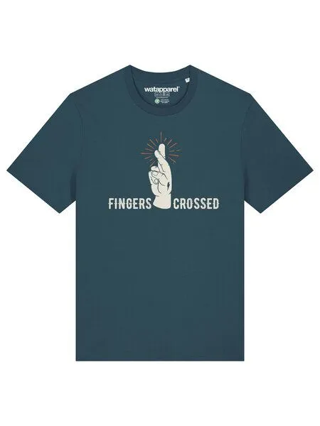 watapparel watapparel T-Shirt Unisex Fingers crossed, Stargazer, – Produktbild 4 von 5