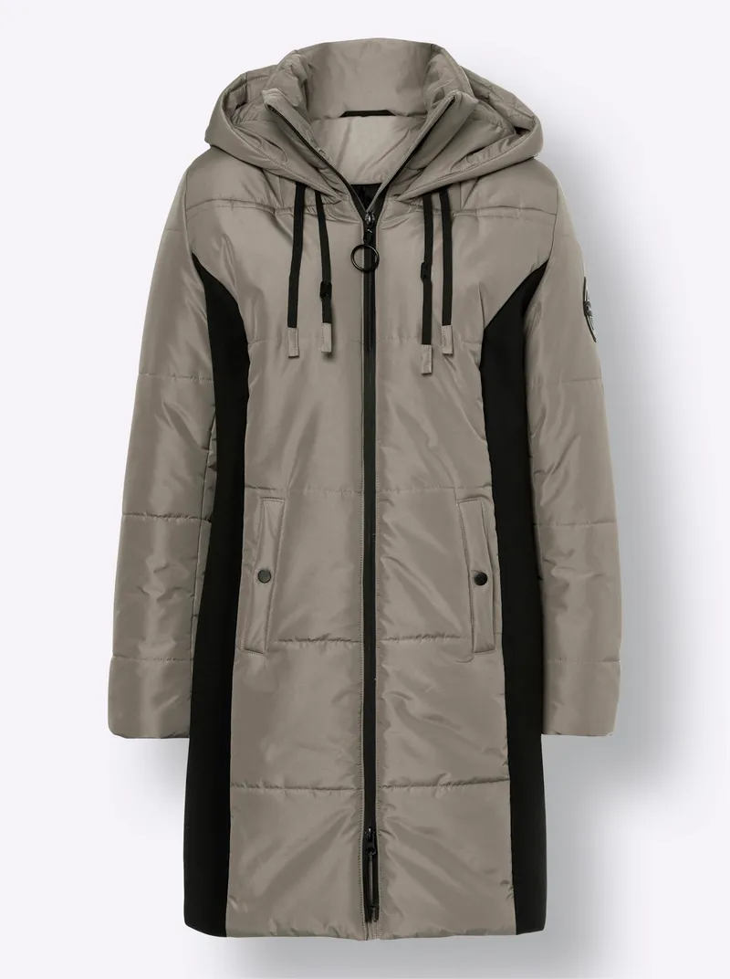 heine Longjacke taupe, Taupe, – Produktbild 1 von 2