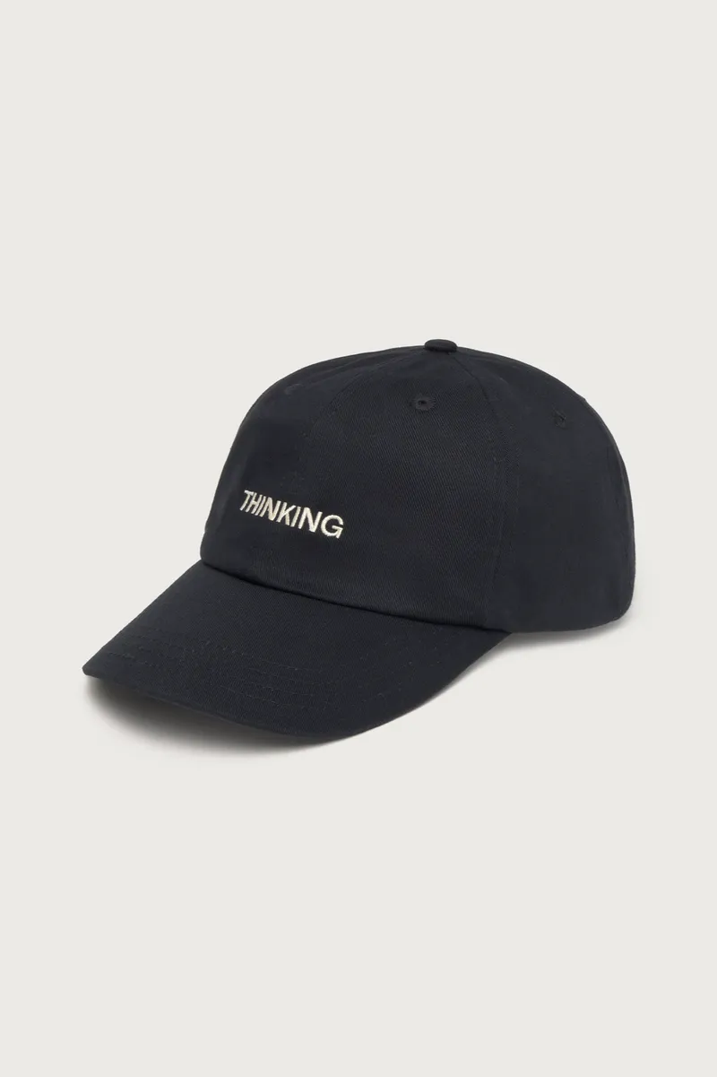 thinking mu Thinking MU Herren vegan Mütze Thinking Chris Gestickt Schwarz, Schwarz, – Produktbild 2 von 2