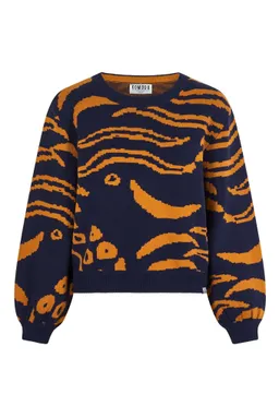 KOMODO KOMODO Damen vegan Pullover Tiger Hope Navy – Produktbild 1 von 1