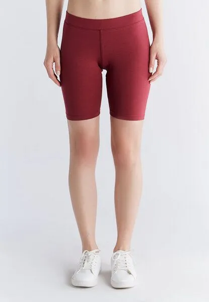 Leela Cotton Leela Cotton Damen Radlerhose Bio-Baumwolle 1417, Rosarot, – Produktbild 2 von 4