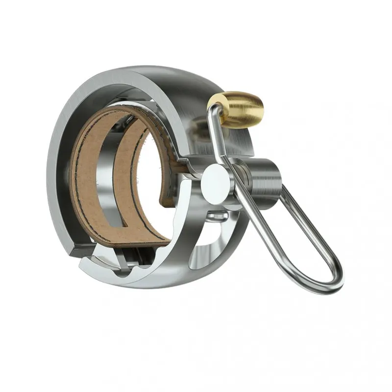 Knog Knog Fahrradklingel Oi Luxe klein 22.2mm silber – Produktbild 2 von 3