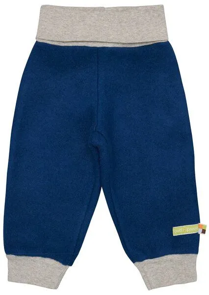 loud + proud loud + proud Babys & Kinder Wollfleece-Hose, GOTS-zertifiziert, Ultramarine(blau), – Produktbild 2 von 6