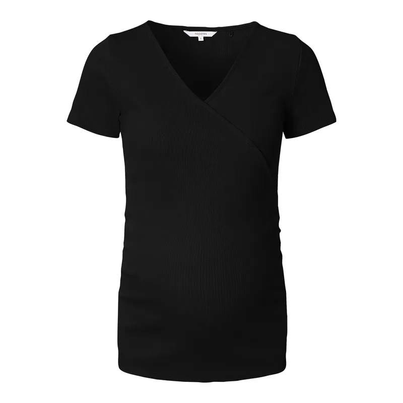 Noppies Noppies Umstands- und Still-T-Shirt Sanson Rippqualität, Schwarz, – Produktbild 1 von 1