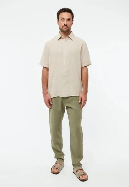 Givn Berlin Givn Berlin Kurzarmhemd GBKODA aus Leinen, Oat beige (linen), – Produktbild 2 von 3