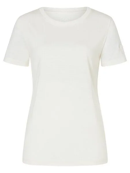Super.Natural Super.Natural T-Shirt Casual Rib Bio J Tee für Damen, Merino, Fresh white, – Produktbild 4 von 4