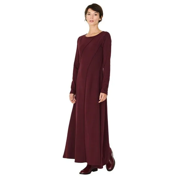 SKFK SKFK Langarm-Kleid KARLOTA, Chocolate, – Produktbild 1 von 4