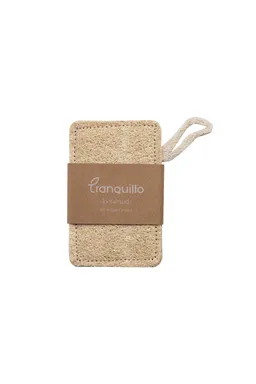 Tranquillo Luffa-Schwamm eckig - gelb – Produktbild 1 von 1