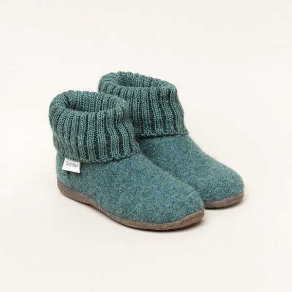 Gottstein Gottstein Kinder Hüttenschuh Alpine Boot RU für Jungen & Mädchen, Grün, – Produktbild 2 von 6