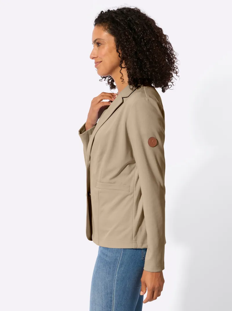Witt Jerseyblazer, Beige, – Produktbild 1 von 2