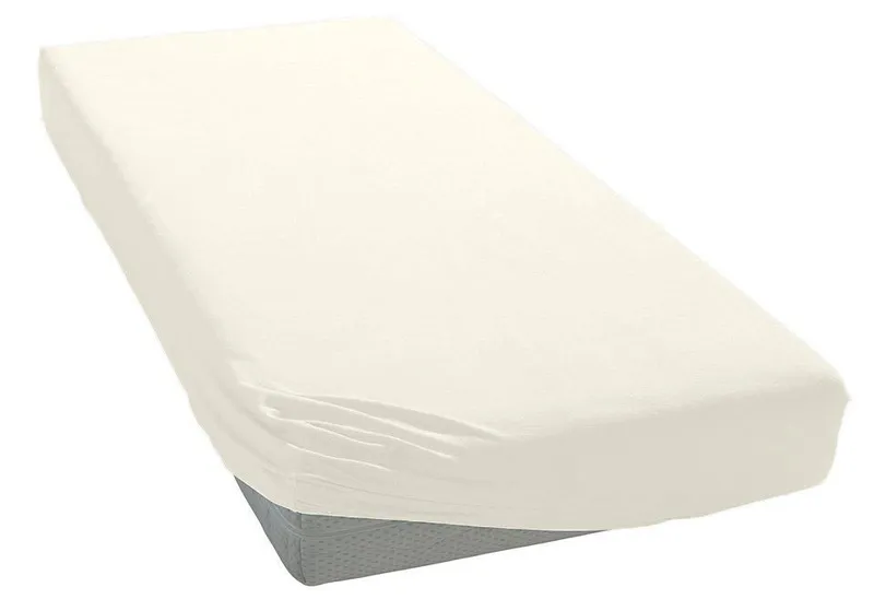 bellana Spannbettlaken bellana by nature, Single-Jersey, Gummizug: rundum, (1 Stück), aus Bio-Baumwolle, Beige, – Produktbild 1 von 2