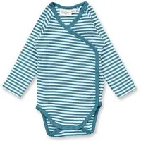 Sense Organics Sense Organics Baby Wickelbody, Modell YGON, Blau-weiß geringelt, – Produktbild 1 von 1