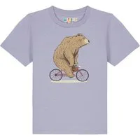 watabout kids watabout.kids T-Shirt Kinder Fahrradbär, Lavender, – Produktbild 1 von 1