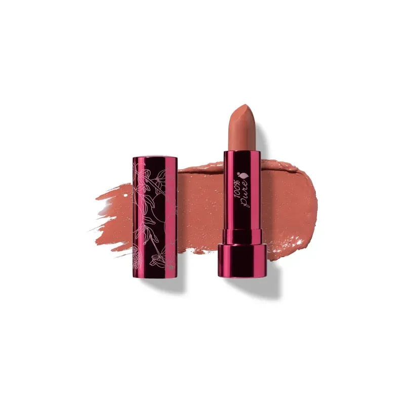 100% PURE® - Purity Cosmetics Pomegranate Oil Moisture Lipstick + Fruit Pigments - Calendula - Lippenstift, Calendula, – Produktbild 1 von 2