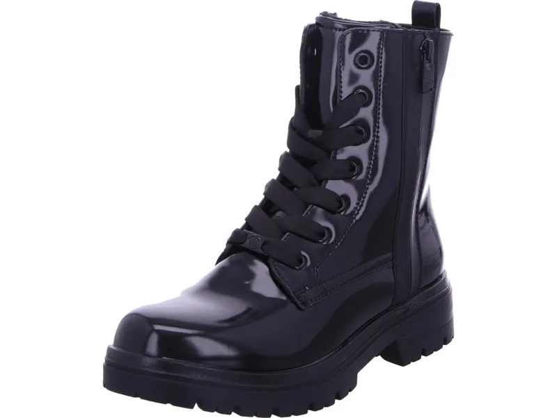 Tom Tailor Tom Tailor Schnürboots 100% vegan, Schwarz, – Produktbild 1 von 4